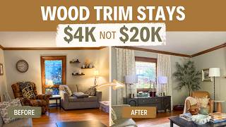 Before You Paint the Wood Trim: Try Decorating First