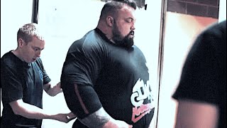Witness insane Strength of Eddie Hall in Farewell Strongman Competition