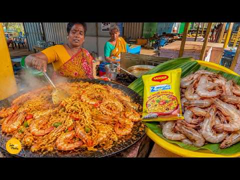 Prawns Wali Maggi I Pondicherry Street Food