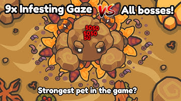 DESTROYING Bosses With 9x Infesting Gazes | Taming.io