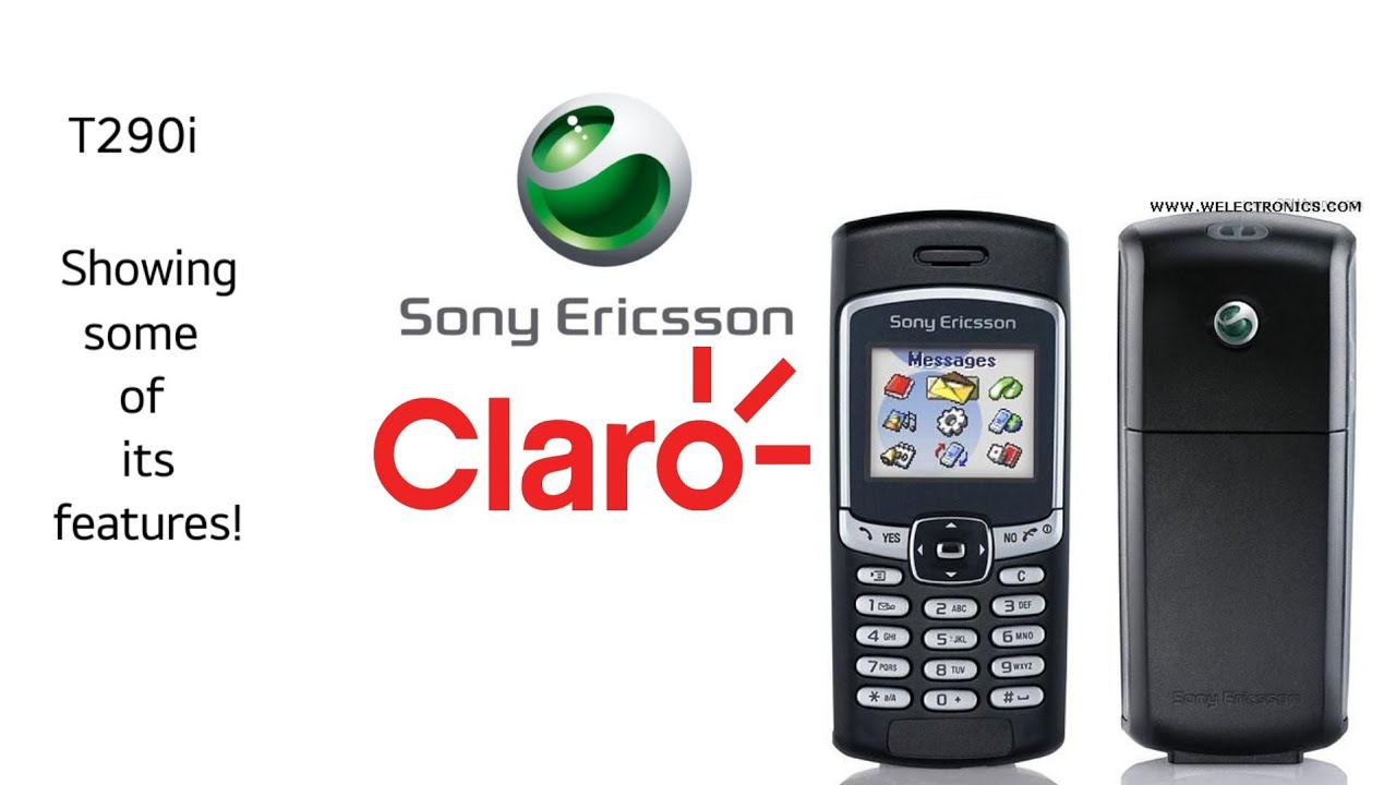 Sony Ericsson T290i - Startup, games, wallpapers, ringtones and main features!