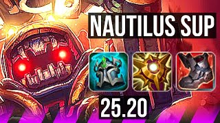 NAUTILUS & Jinx vs THRESH & Yunara (SUP) | 21k DMG, 7/4/31 | EUW Master | 25.20