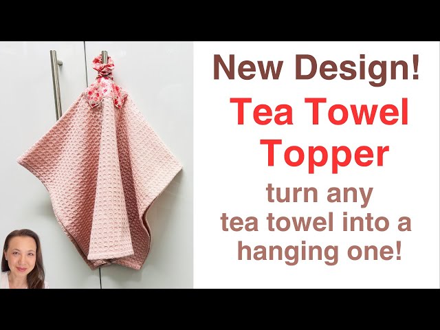 How To Make In The Hoop Towel Topper With A Hanging Loop (Free Design)