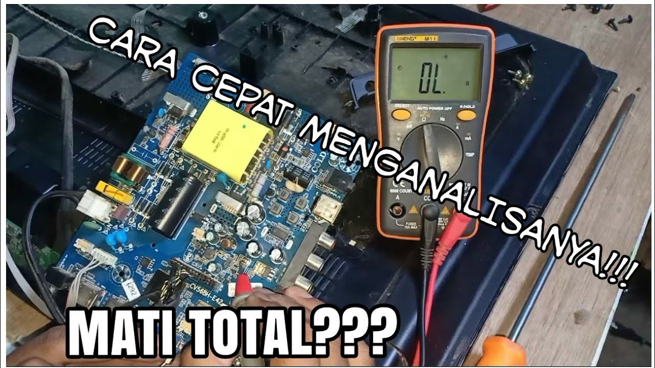 LED POLYTRON mati total, tutorial servis untuk pemula!!!!