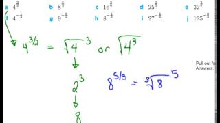 Unit 5: Day 1: exponent laws