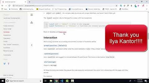 javascript.info The Modern JavaScript Tutorial 2.16 JavaScript specials