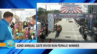 Gate River Run male winner Shadrack Kipchirir