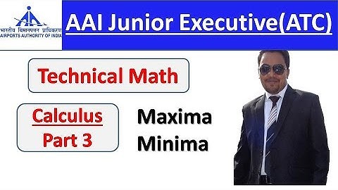 AAI ATC | MATH Calculus Part 3 Maxima and Minima by Akhilesh Sir | SpeedUp Education