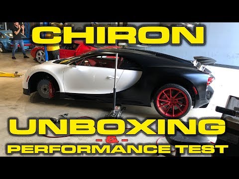 Bugatti Chiron Unboxing, Delivery, Revs, Wheel Change and Performance Testing!