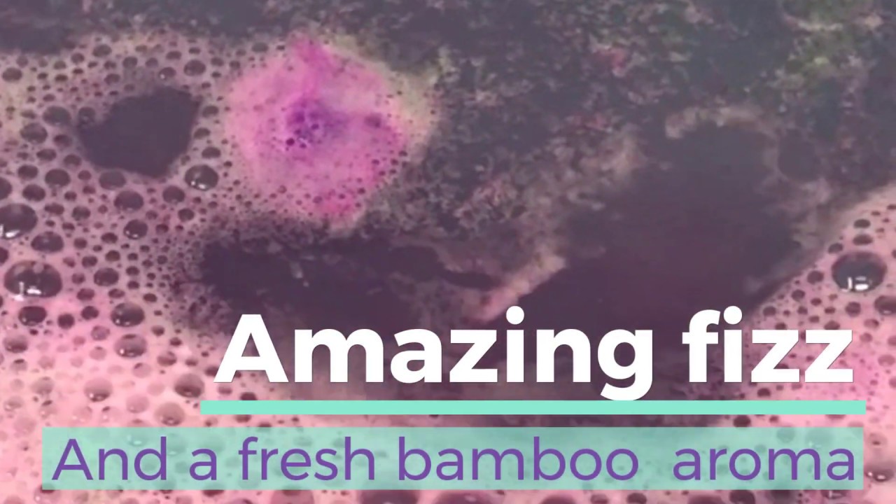 CBD bath fizzy dust Peace & Love by fresh bombs