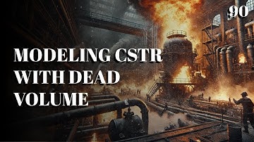 90. Modeling CSTR with Dead Volume | Chemical Reaction Engineering | University | The Engineer Owl