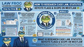 Module 4 - How to #Research Case Law, #Statutes, #KeyCite Flags & #Scope on #Westlaw #BooleanSearch