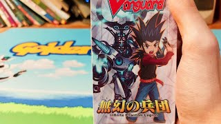 Cardfight vanguard infinite phantom legion booster box opening