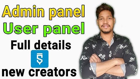 Admin panel vs user panel full details in sketchware new creators/Aauraparti