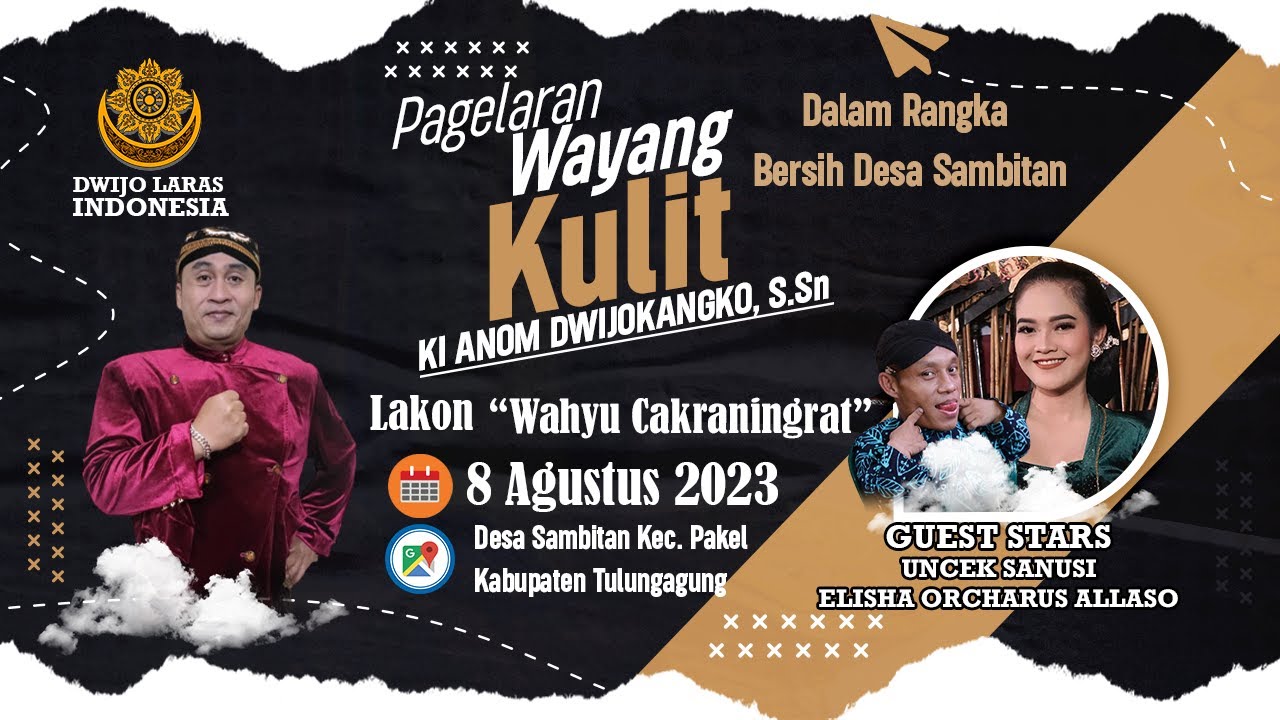 🔴LIVE WAYANG KULIT DALANG KI ANOM DWIJOKANGKO, S.Sn 