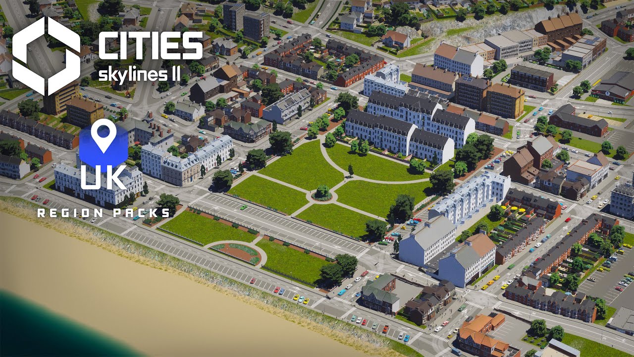 Starting a NEW Coastal City with the UK Region Pack! | Cities Skylines