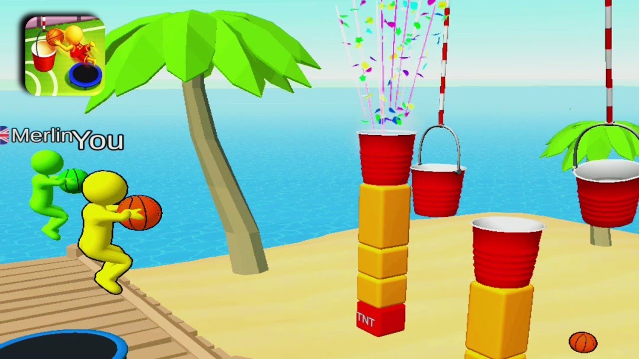 Jump Dunk 3D All Levels Gameplay Android,IOS (Level 12) - YouTube