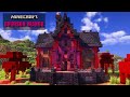 How to Build a Crimson Manor in Minecraft [TUTORIAL]