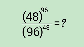 Nice Algebra Maths Simplification l NO CALCULATOR !!!