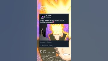 Naruto senses Hinata during Infinite tsukuyomi #naruto #shorts
