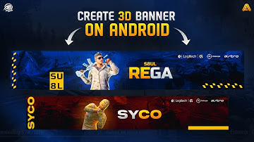 How To Make 3D Gaming Banner On Android || PUBG/BGMI 3D Banner Tutorial.