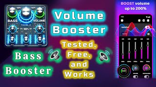 Volume Booster Sound Equalizer Free for Android - Bass Booster  screenshot 3