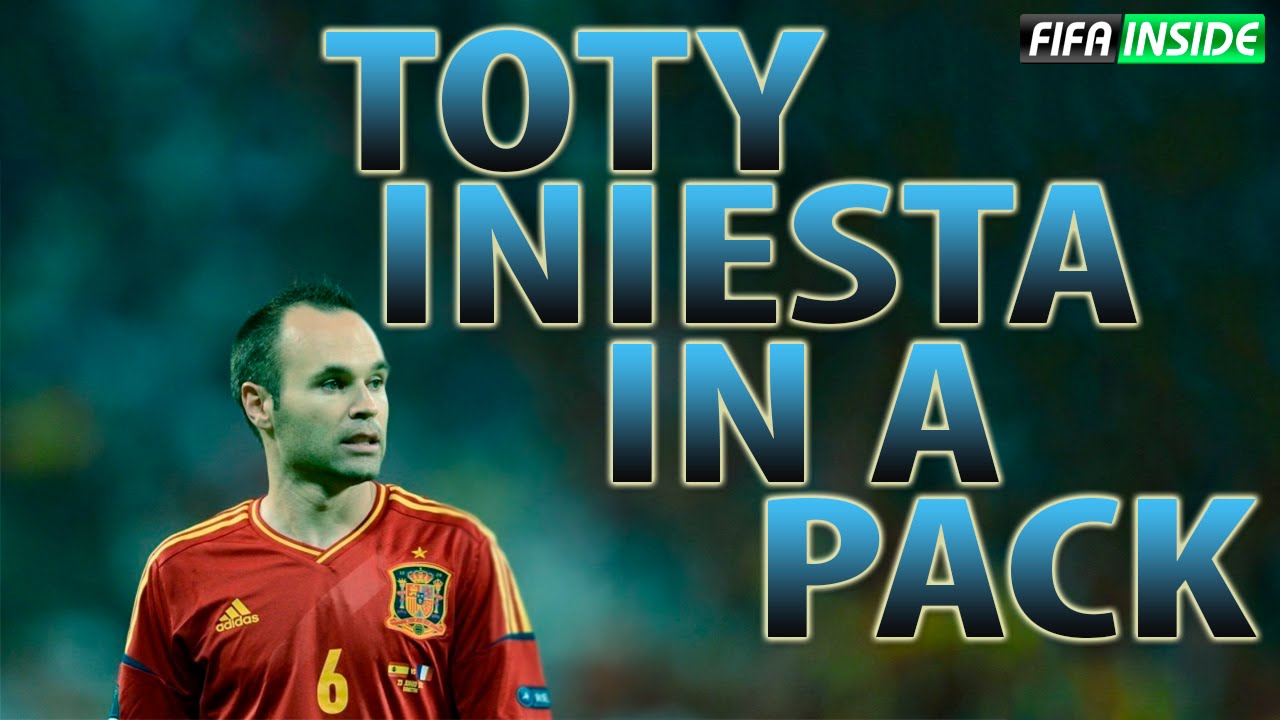 TOTY INIESTA IN A PACK!!!