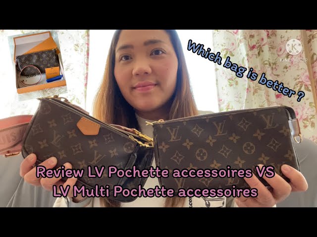 Louis Vuitton Pochette Accessoires NM vs Multi Pochette Accessoires .  (Comparison , Mod Shots ) 