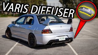 Player Profile Installing a VARIS REAR DIFFUSER on this EVO 8!
