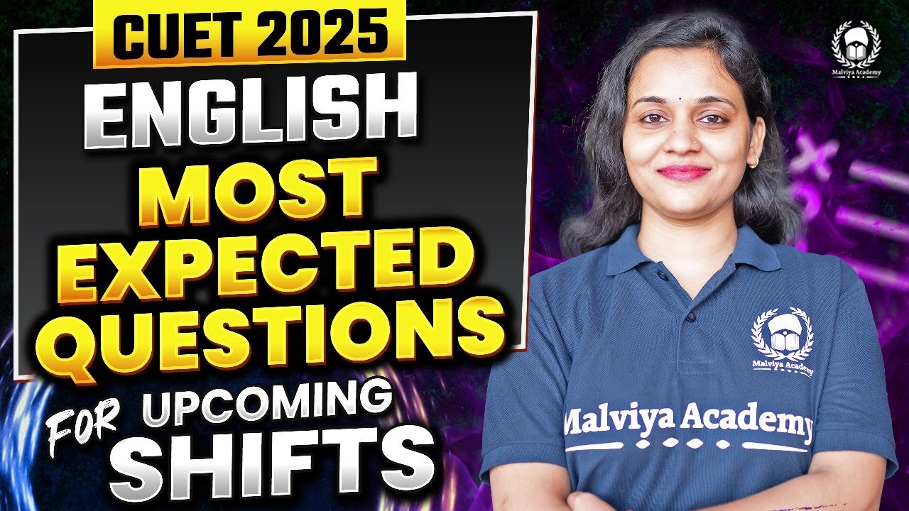 CUET 2025 Language English Most Expected Questions for Upcoming Shifts ...