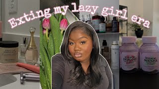 Vlog | Exiting My *Lazy Girl* Era, A week of healthy habits, 6am wake ups, working out, juicing,