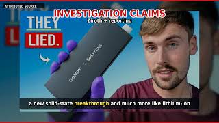 Donut Lab Battery Claims Under Fire