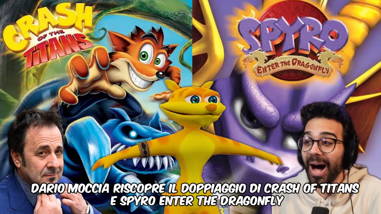 Dario Moccia riscopre il Doppiaggio di Crash of Titans col Mago Forest e Spyro Enter the Dragonfly