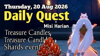 Sky Daily Quest today - Vault of Knowledge 20 aug 2026 | Sky Children of the Light | Sandwichies Ch screenshot 5