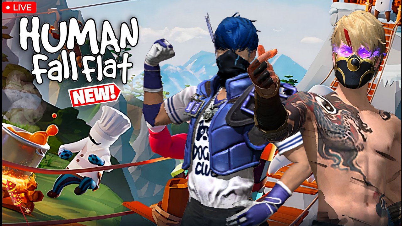 HUMAN FALL FLAT GAMEPLAY TAMIL  😱🔥#ffkprasanth #chaintogether