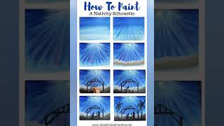 How To Paint the Nativity Scene #christmas2022 #christmas #christmas2022countdown #christmascoming