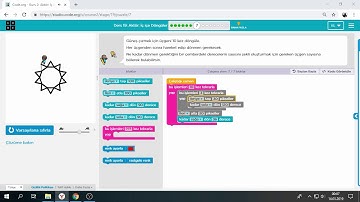 Code.org Kurs:2 Ders:19 Aktör: İç içe Döngüler