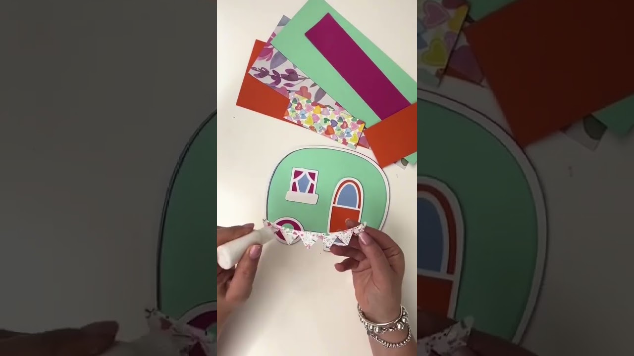 Check Out The Cute Layered Caravan SVG