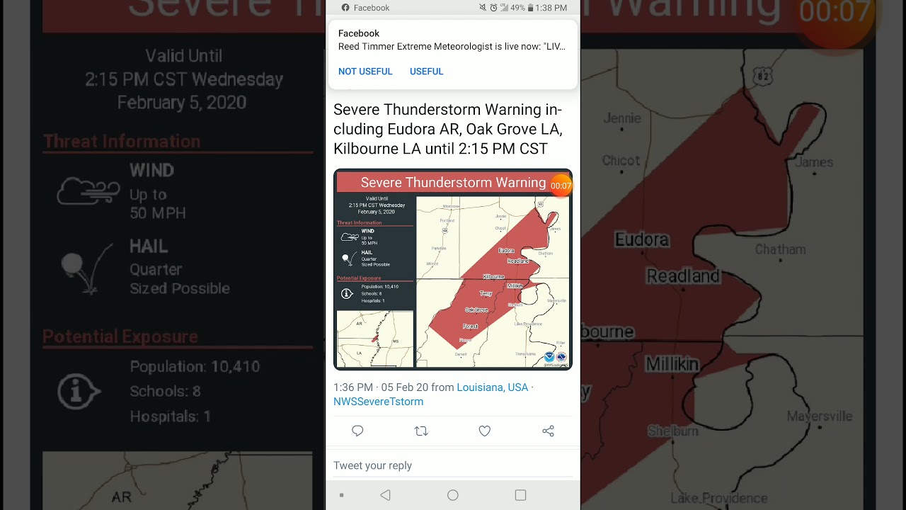 Eudora, Arkansas Severe Thunderstorm 5220 YouTube