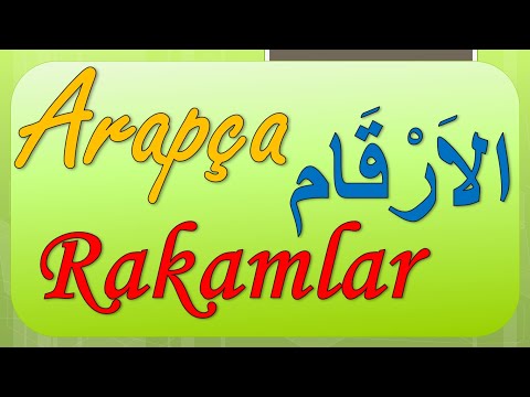 ARAPÇA RAKAMLAR 1-100 ARASI