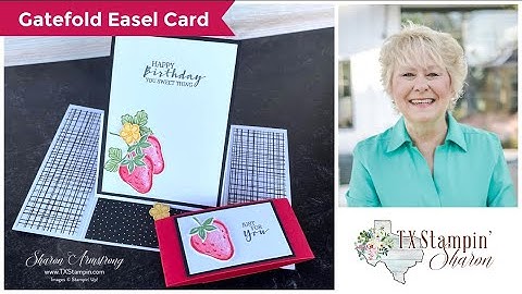 🔴 Gatefold Easel Cards: Why This is a Great Birthday Card Design
