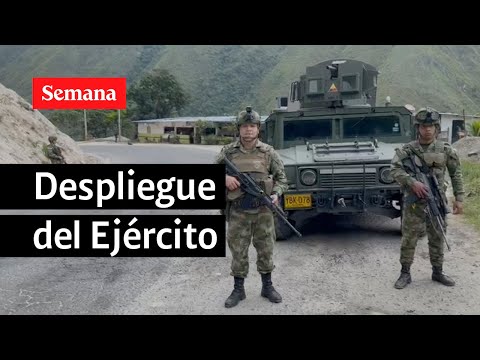 El Ejército se despliega en vías del país para proteger a los colombianos