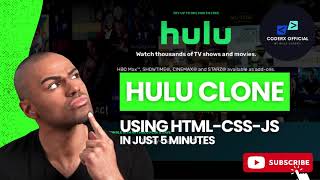 HULU CLONE LANDING PAGE  | HTML CSS PROJECTS | EASY MINIPROJECTS | FRONTEND PROJECTS | HTML CSS JS