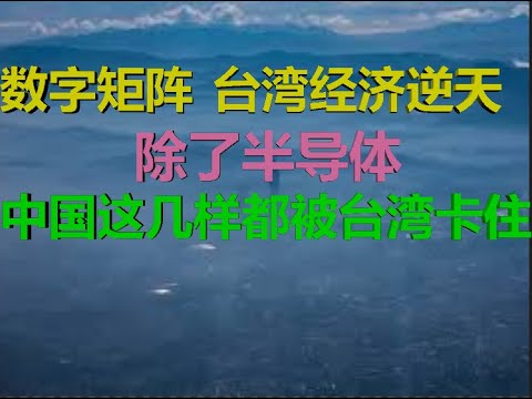财经冷眼：从数字矩阵看台湾经济逆天，中国经济这几样被卡死，唱衰台湾者被打脸！（20200116第121期）