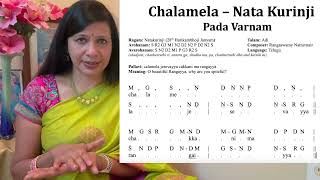 Chalamela - Pada Varnam in Natakurinji Ragam in 2 speeds Chalamela - Pada Varnam in Natakurinji Ragam in 2 speeds