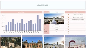 Wedding Planner Spreadsheet Template for Google Sheets & Excel
