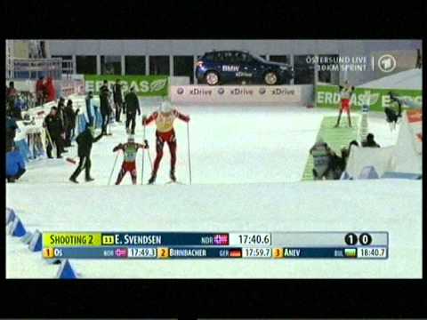 Biathlon Sprint der Mnner in stersund 2010