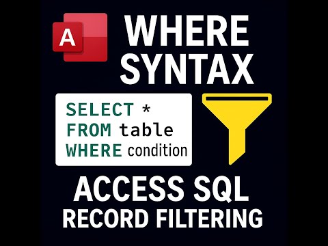 Access SQL: How