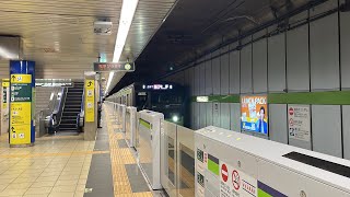 都営新宿線10-300形610F急行笹塚行き岩本町駅通過