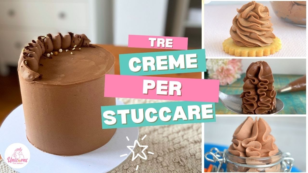 Come Stuccare le Torte: 3 Creme al Cioccolato Morbide e Stabili 🍫| UnicornsEatCookies